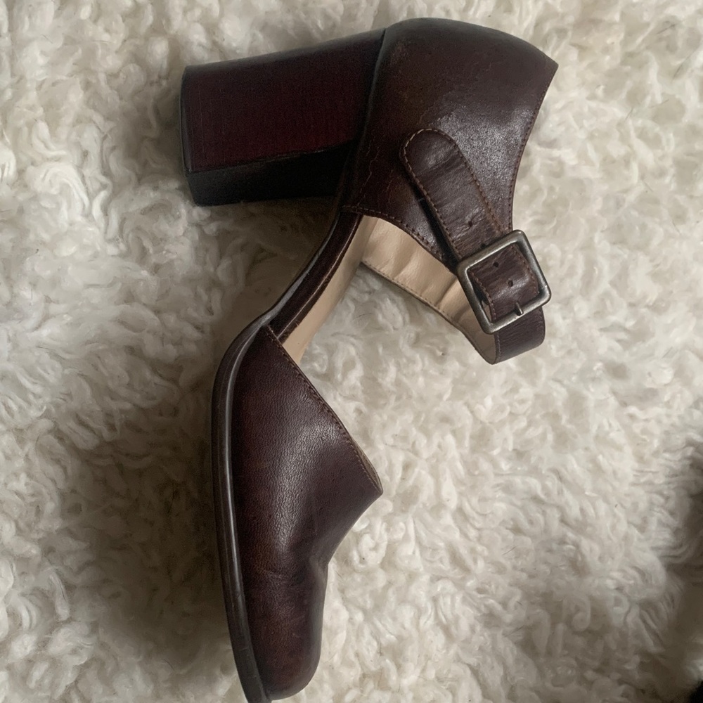 Brown Leather Women's Shoes